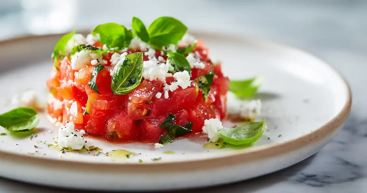 Tartare De Tomates Airfryer
