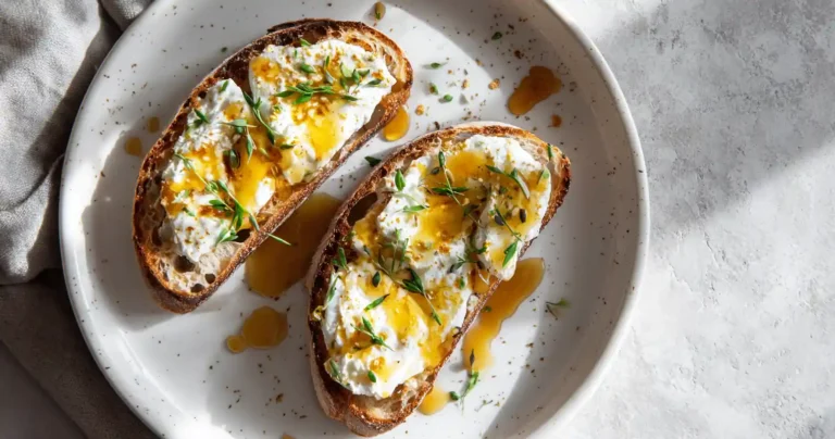 Tartine Chevre Miel Airfryer