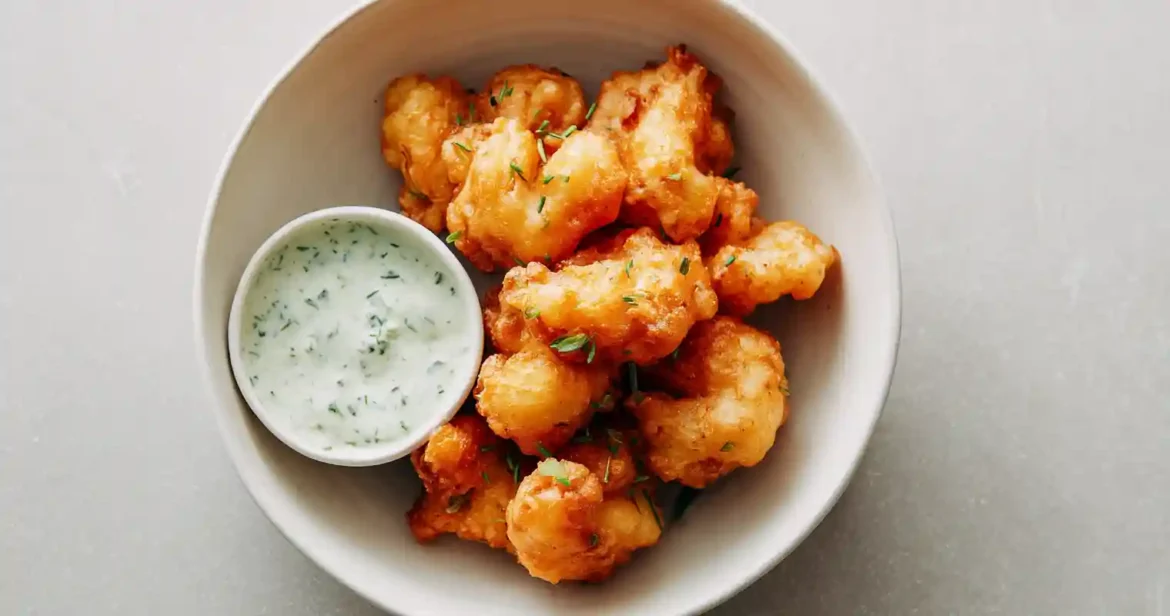 Beignets Crevettes Airfryer Sauce Menthe