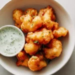 Beignets Crevettes Airfryer Sauce Menthe