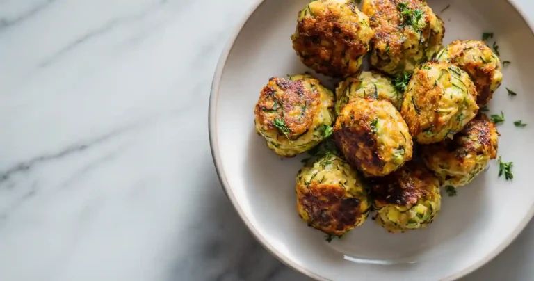 Boulettes Thon Courgette Airfryer