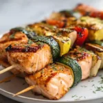 Brochettes Saumon Airfryer