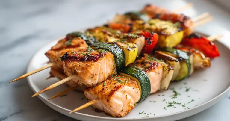Brochettes Saumon Airfryer