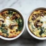 Clafoutis Chevre Champignons Airfryer