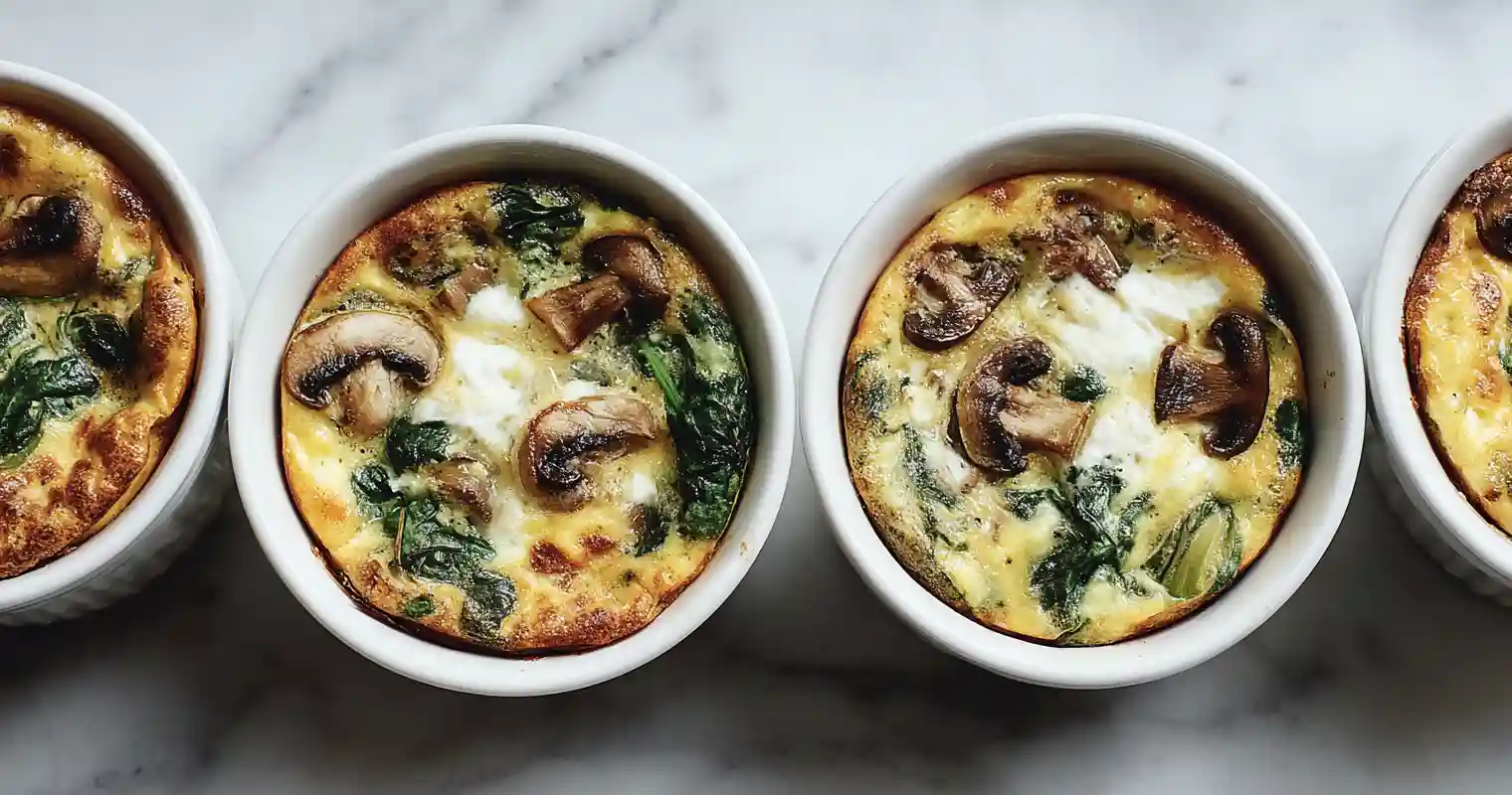 Clafoutis Chevre Champignons Airfryer