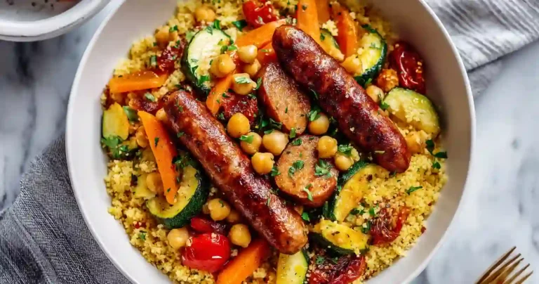 Couscous Poulet Merguez Airfryer