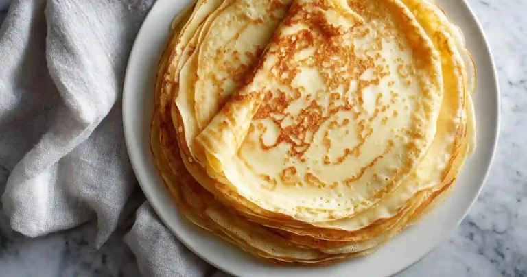 Crêpes sucrées classiques au Airfryer Crepes Sucrees Airfryer