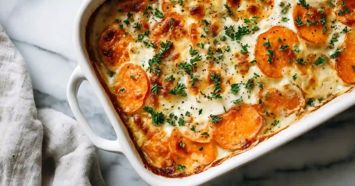 Gratin Patates Douces Airfryer