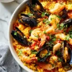 Paella Fruits Mer Airfryer