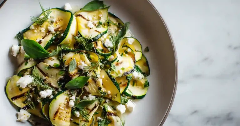 Salade Courgettes Marinees Airfryer
