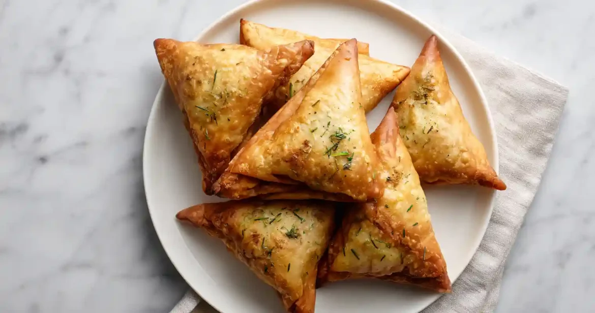 Samoussas Chevre Courgette Airfryer