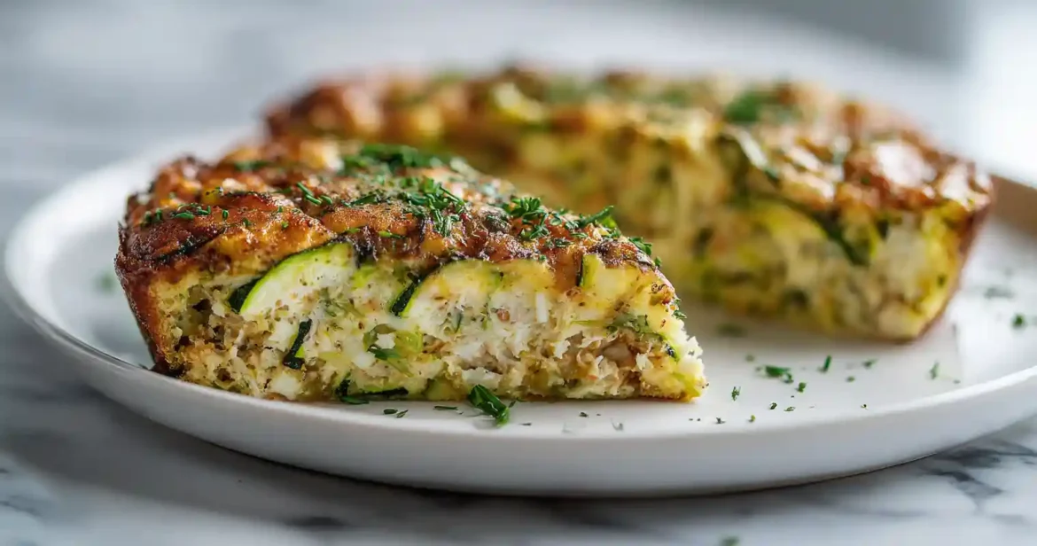 Clafoutis aux courgettes et thon au Airfryer Clafoutis Courgettes Thon Airfryer
