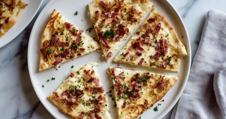 Tarte flambée alsacienne au Airfryer Tarte Flambee Airfryer