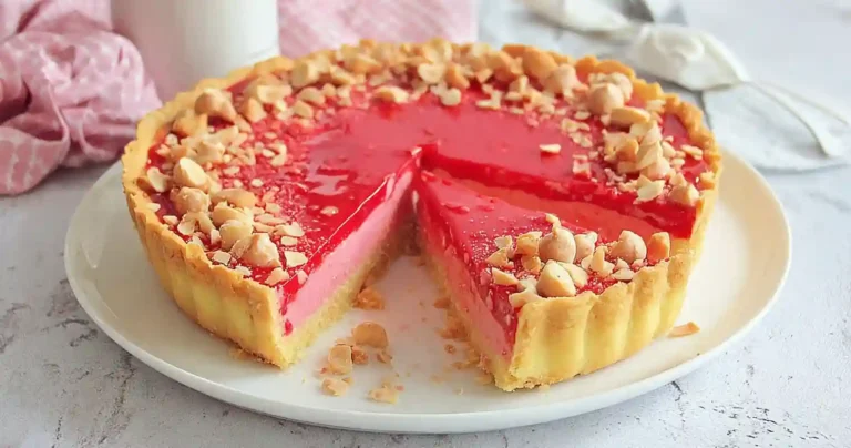 Tarte aux pralines roses au Airfryer Tarte Pralines Roses Airfryer