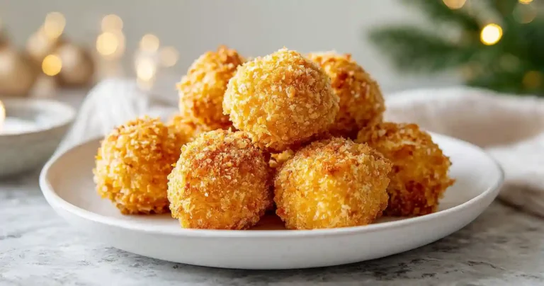 Boules Noel Fromage Sesame Airfryer