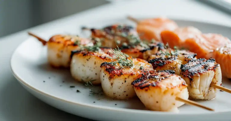 Brochettes Fruits De Mer Airfryer