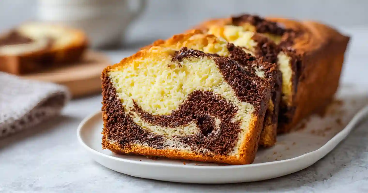Gateau Marbre Vanille Chocolat Airfryer