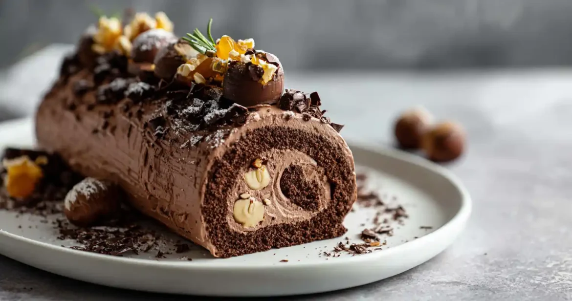 Buche Noel Marrons Chocolat Airfryer
