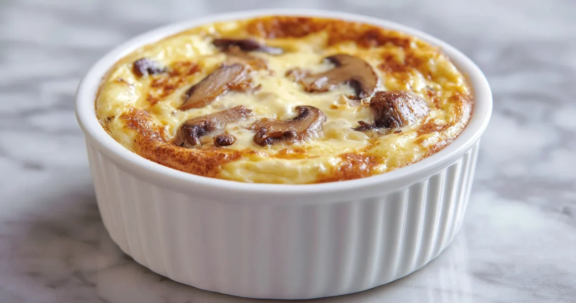 Flan Champignon Fromage Airfryer