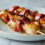 Brochettes Lotte Chorizo Airfryer